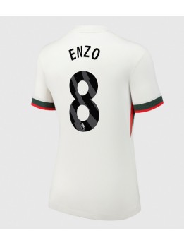 Billige Chelsea Enzo Fernandez #8 Bortedrakt Dame 2025-26 Kortermet